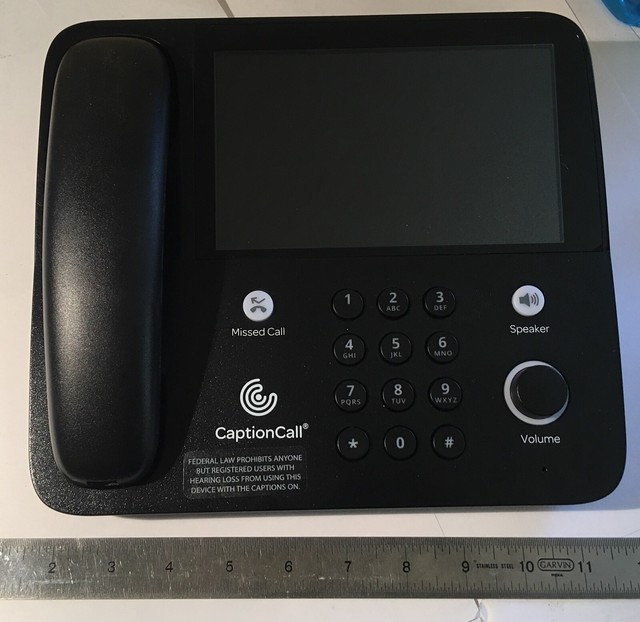 Captioncall 67tb Hearing Impaired Amplified Captioned Phone Caption