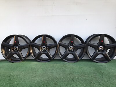 Mercedes-benz 18x9 Et 39 AMG Silver 5 Spoke Wheel OEM 1