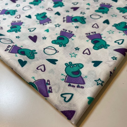 100% Cotton Fabric Novelty Kids Peppa Kitty Quilting Craft Dress Material 44" - Picture 61 of 76