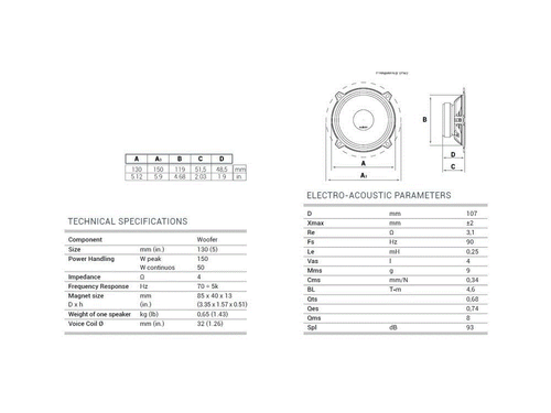 Audison Prima APK 130 13-cm 2-Wege Komponentensystem - Bild 3 von 3