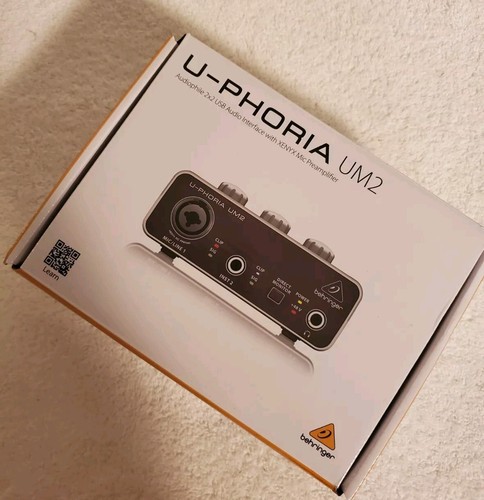 Behringer U-PHORIA UM2 Audiophile 2x2 USB Audio Interface With XENYX Mic Preamp - Picture 1 of 6