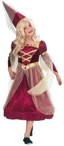 Mädchen Prinzessin Kostüm Kleid Diadem / Spielset Zepter Zauberstab Krone Rosa - Bild 11 von 11