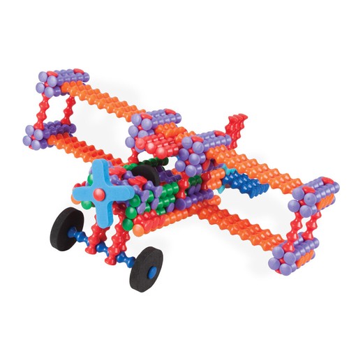 400pc Popular Playthings Playstix Bucket Set Building Toy Kids/Children 4y+ - Picture 4 of 4