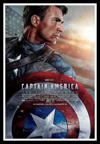Captain America - Shield Movie Poster Print & Unframed Canvas Prints - Picture 1 of 2