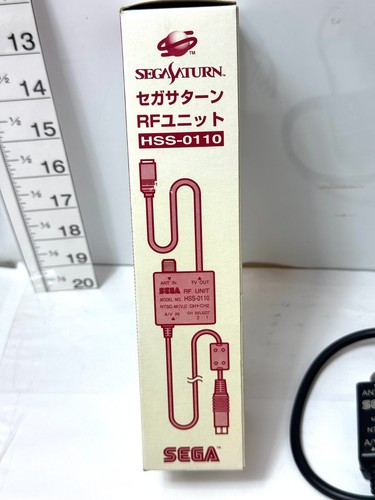 Sega Saturn RF Unit HSS-0110 Complete with Box & Manual NTSC-J Japan Version - Picture 8 of 9