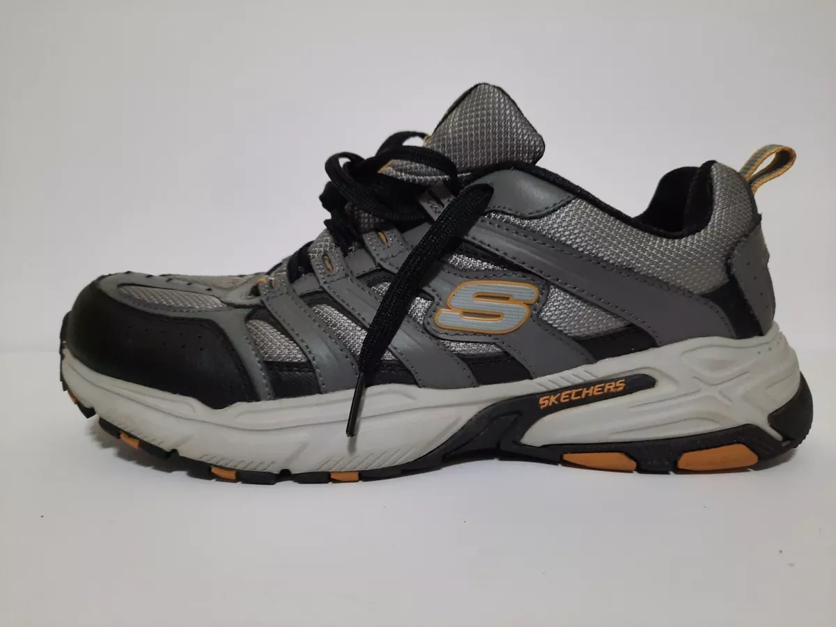Skechers Stamina plus Rappel Athletic Shoes Sneakers Mens Sz 10 Black Gray 51274