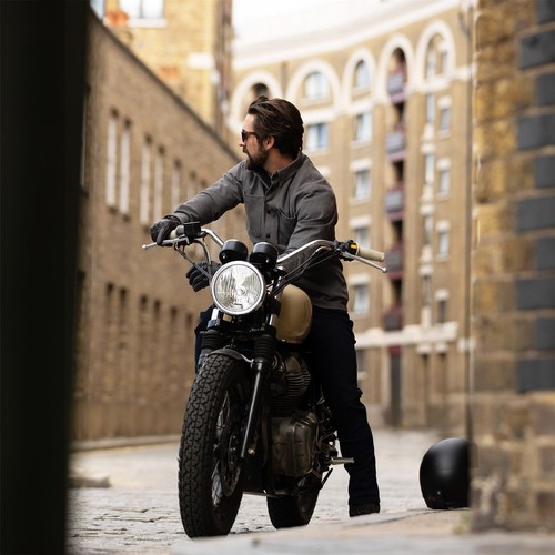 Oxford Original Approved Ridgeback Motorcycle AA Mens Shirt Cruiser Biker Jacket - Picture 9 of 28