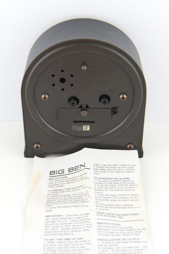 Reproduction Big Ben Battery Alarm Clock - Picture 4 of 4