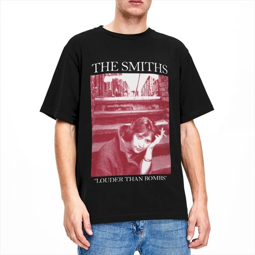 Herren Damen T-Shirts Louder Than Bombs The Smiths Merch Crazy Pure Cotton Short - Bild 1 von 3