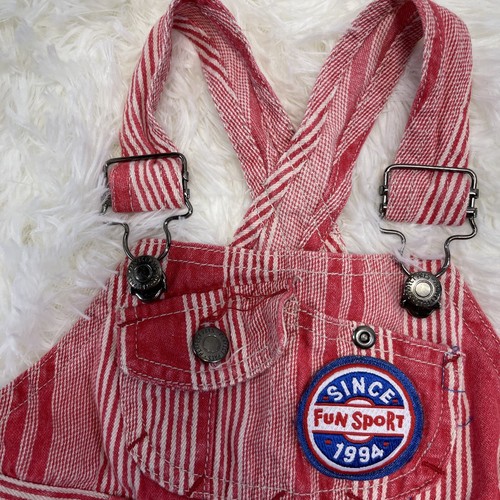 Vintage Perfect Pals Baby Kleidung Größe 12 M Kleinkind Denim Jeans Overall Shorts - Bild 4 von 7