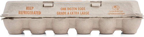 MT Products Printed Natural Pulp Paper Egg Cartons Hold Eggs 12 Count- 15 Pieces - Picture 3 of 11