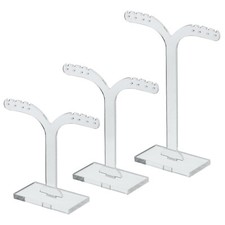 Earring Display Stand,6pcs Acrylic Earring Holder Earring Stands Y,Transparent