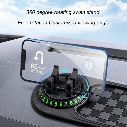 Car Multifunctional Non Slip Mat Anti-Slip Phone Holder Pad Dashboard Universal - Photo 4 sur 15