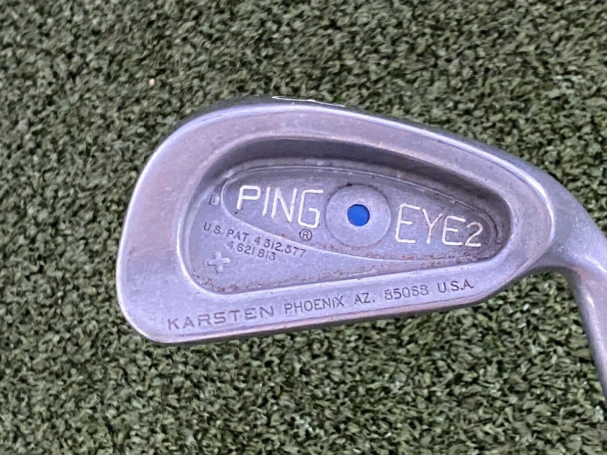 Ping EYE2 Karsten Red Dot 9 Iron Stiff Flex Steel Shaft Avon Grip Ping EYE2 Karsten Red Dot 9 Iron Stiff Flex Steel Shaft Avon Grip