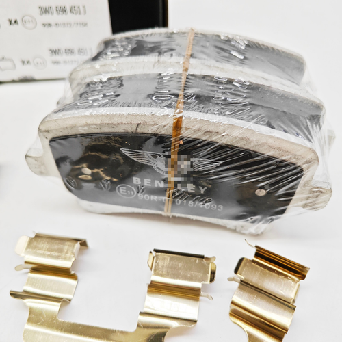 Front Rear Brake Pad Kit for Bentley Continental Gt, Gtc, & Flying Spur - Picture 10 of 22