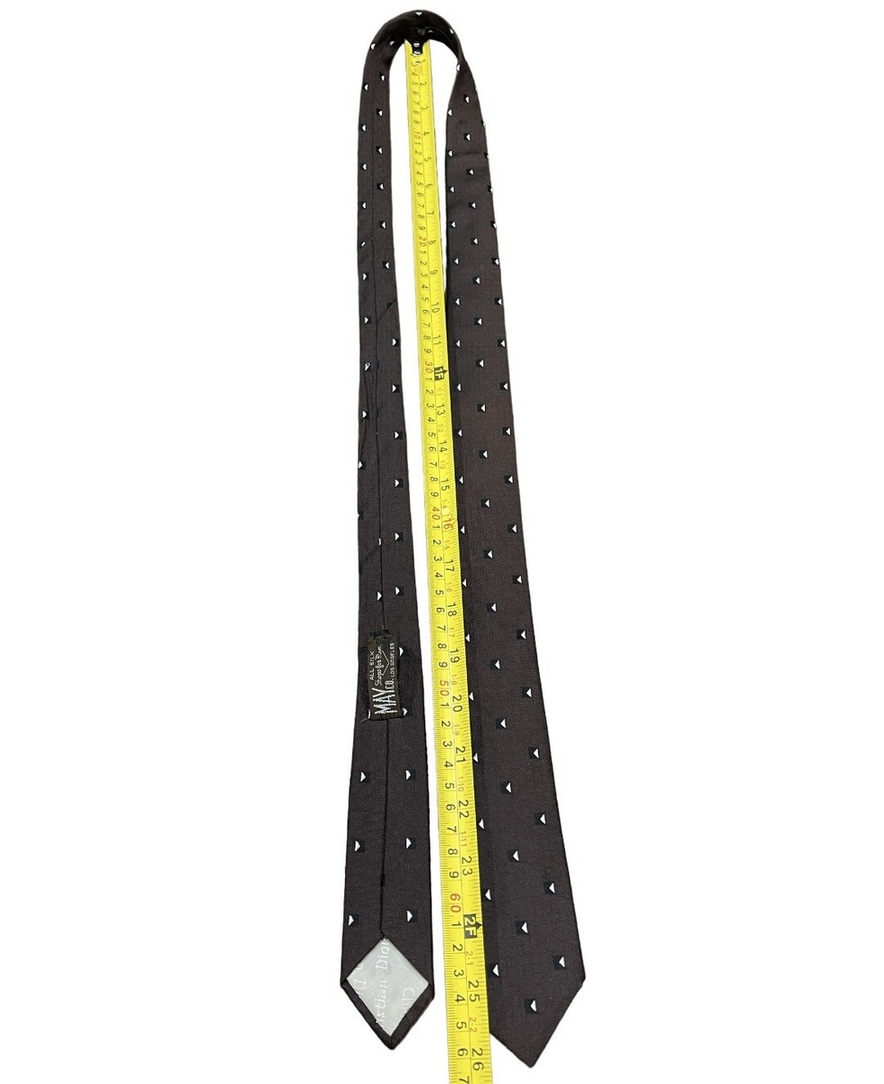 Vintage Christian Dior Silk Men's Necktie Tag May Co LA