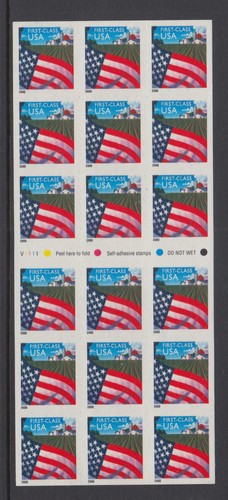 US #3495a Farm Flag Booklet of 18 Self-Adhesive 34c Stamps MNH