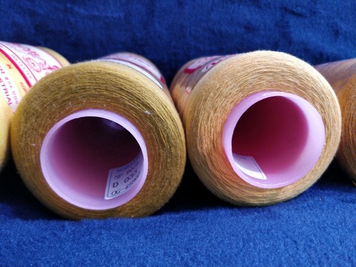 New Marathon Spun Polyester 5000m x 5 Spools Dong-il Industries Korea Yellows - Picture 10 of 11