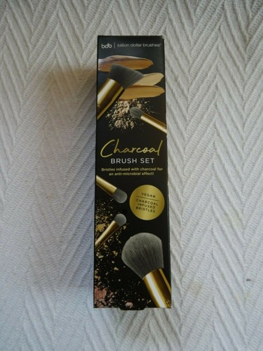 BILLION DOLLAR BROWS Charcoal 5 Piece Brush Set NEW in Box - Picture 4 of 10