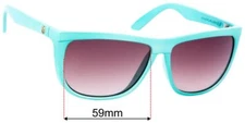 SFx Replacement Sunglass Lenses fits Electric Tonette - 59mm Wide