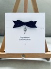 Personalised Handmade New Home Card - Key Charm
