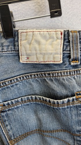 Vintage Tommy Hilfiger Jeans Mens 34x32 Blue - Picture 9 of 12