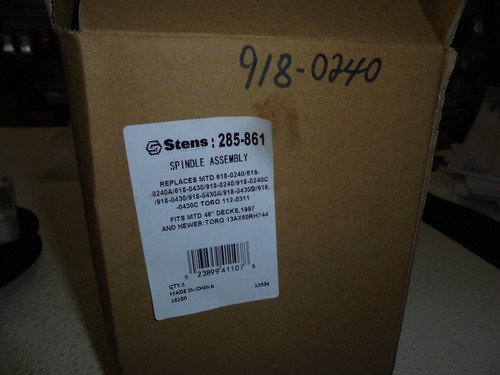 New NOS Replacement for MTD Spindle w/ Pulley 918-0430 918-0240 - Imagen 3 de 3