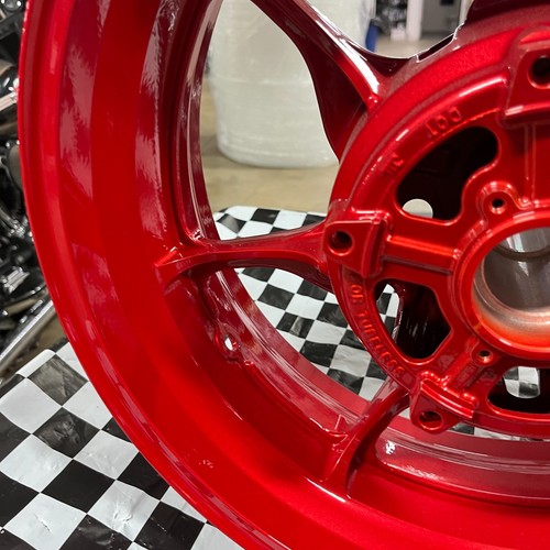 SALE GEN 3 ILLUSION RED FACTORY WHEEL OEM REAR WHEEL ONLY 22-24 SUZUKI HAYABUSA - Picture 5 of 10