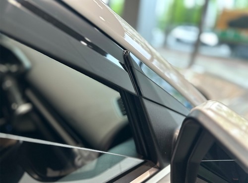 Smoke Tinted Weather shields Window Visors 6p for 2025 Hyundai KONA - Picture 8 of 11