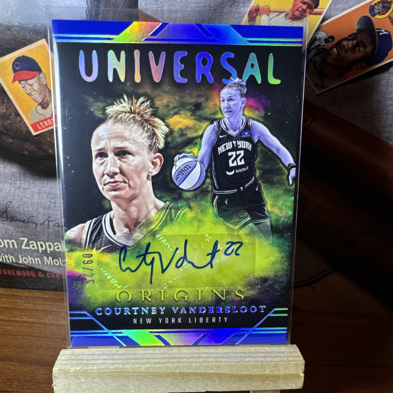 2024 Courtney Vandersloot Origins AUTO Universal US-CV Blue /25 Hot SSP!