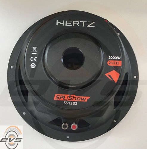HERTZ SS 12 D2 Subwoofer 30 cm 2000W Linea Spl Show Sub Doppia Bobina 2+2Ω - Imagen 6 de 9