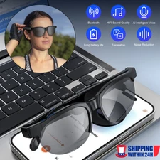 150-Language Smart Sunglasses Glasses UV Protection Translator Glasses & Headset
