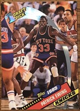 Patrick Ewing 1993 Topps Archives #1 Draft Pick Card #5 Knicks NBA HOF Free Ship