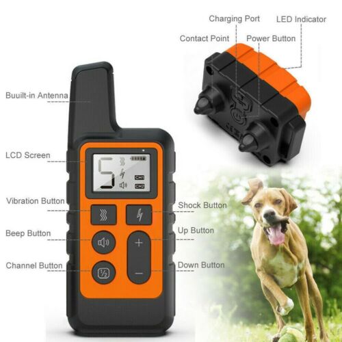 300m Elektroschock Hunde Training E-Halsband Anti-Bark Obedience Stromschlag NEU - Bild 5 von 13