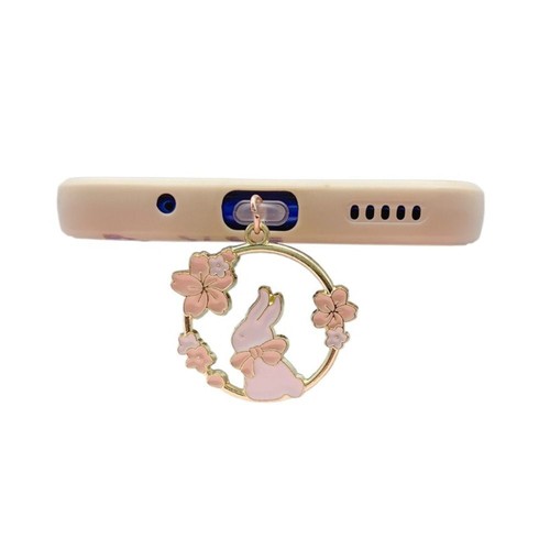 Sakura Rabbit Phone Anti Dust Cap Dustproof Type-C Anti Dust Plug Cellphone - Bild 4 von 29