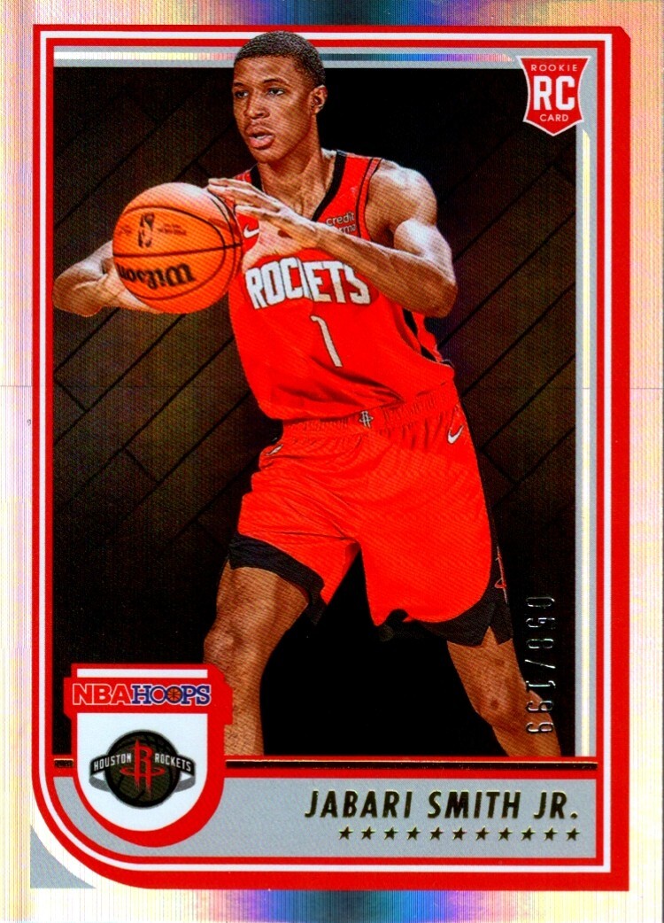 Jabari Smith Jr 2022-23 Panini NBA Hoops Premium Box Set #233 Rookie RC /199 SP