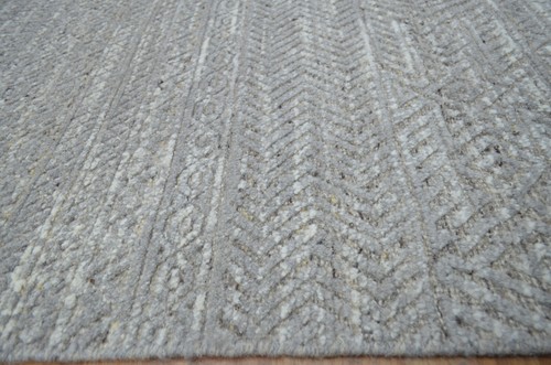 9X12 Hi-Low Oushak Handmade Home Decor Hand-Knotted Wool Area Rug 14838 - Picture 2 of 9