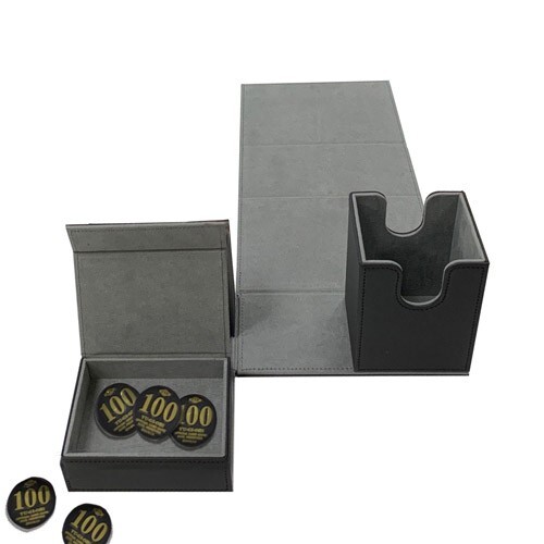 YuGiOh Duelist Multi Storage Box Black Coin Type Counter Set Konami New JP - Picture 7 of 17
