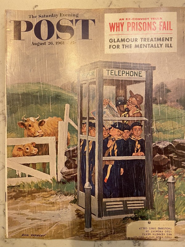 Saturday Evening Post Aug 26 1961: Why Prisons Fail Baltimore Orioles Schawinsky
