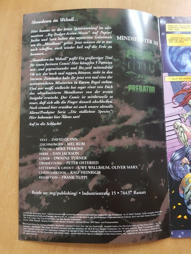 OVERKILL 1 -6  / 2001 / WITCHBLADE , ALIENS,DARKNESS,PREDATOR  zum Aussuchen - Picture 21 of 25