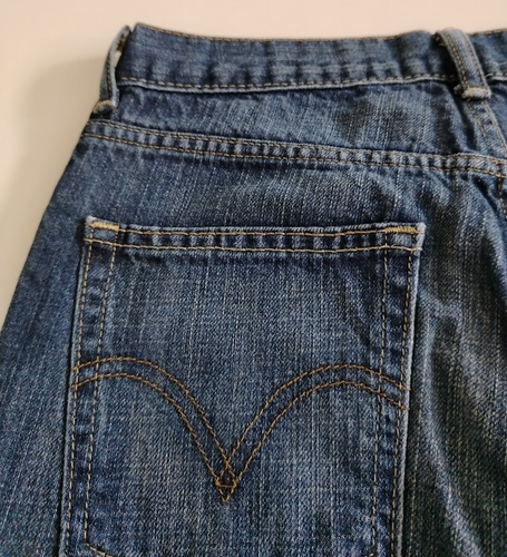 Levis 514 Jeans Womens Reg 16 Slim Straight 28x28 Dark Wash Denim - Picture 7 of 14