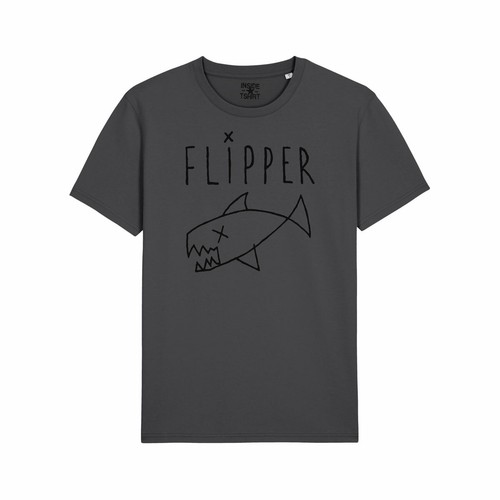 Maglietta Flipper Maglia By Kurt Cobain Nirvana New York 1991 Shark T-Shirt - Imagen 6 de 7