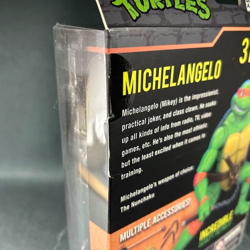 BST AXN Teenage Mutant Ninja Turtles Michelangelo Figure The Loyal Subjects - Picture 13 of 20