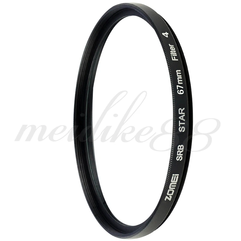 ZoMei 67mm Star-Effect Cross Starburst Twinkle Lens + 4+6+8 Points Star Filter - Image 2 of 4