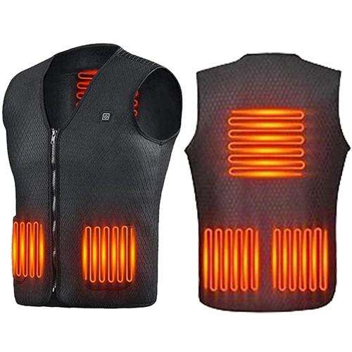 Unisex Electric Heated Vest + 20000mAh Battery Pack Heating Winter Warm Jacket - Picture 35 of 47