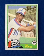 1981 TOPPS TRADED #816 TIM RAINES MONTREAL EXPOS NM-MT or BETTER 818 SB 2017 HOF