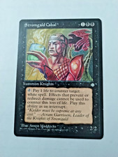 MTG Stromgald Cabal Ice Age Regular Rare - edge wear - see pics.