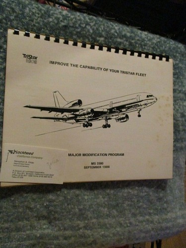 Improve the capability L-1011 tristar fleet major modification program MS 3380  - Imagen 1 de 7