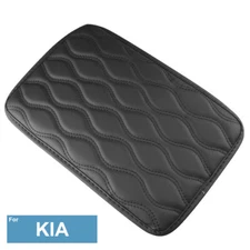 Car Armrest Cover Cushion For KIA Center Console Lid Box Protector PU Leather