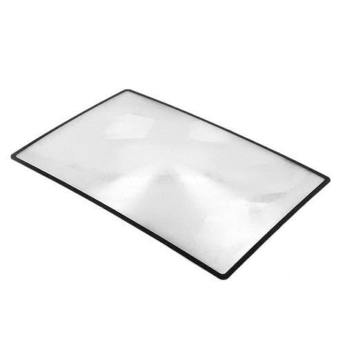 A5 Flat PVC Magnifier Sheet X3 Book Page Magnifying Lenss J3Y8 Glass New K1 - Picture 5 of 8